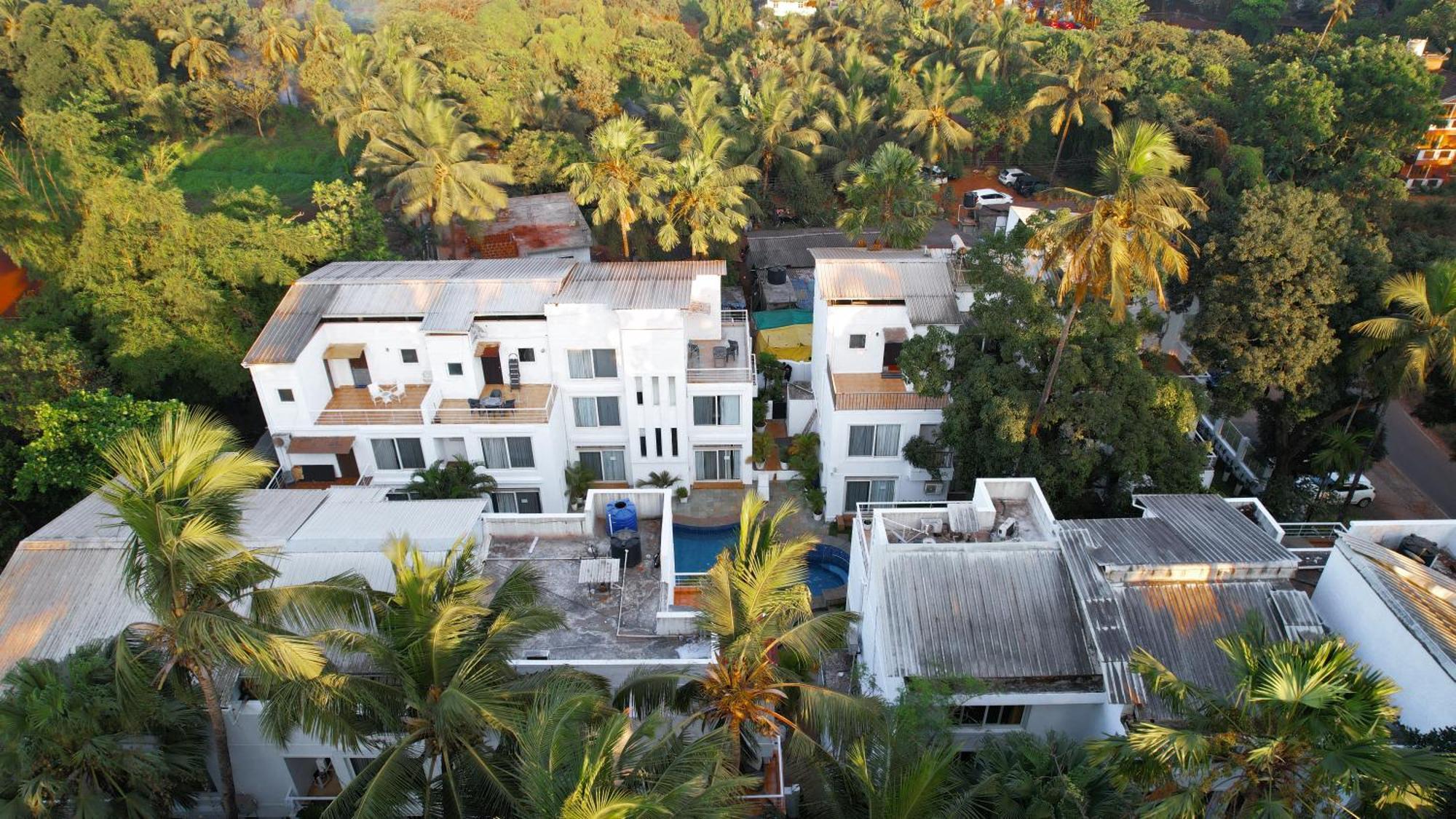 Villa M - Jia 3- 3Bhk In Candolim, Pool Facing, Near Beach, Breakfast Included Exterior photo