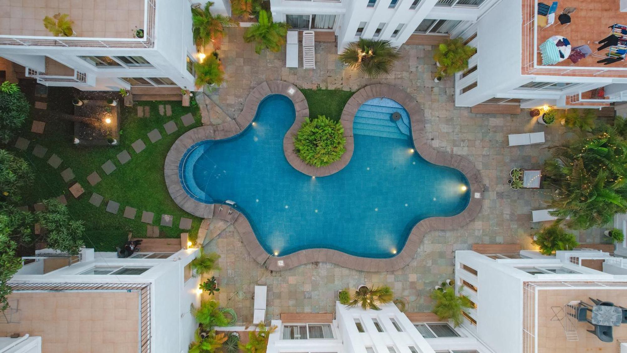 Villa M - Jia 3- 3Bhk In Candolim, Pool Facing, Near Beach, Breakfast Included Exterior photo